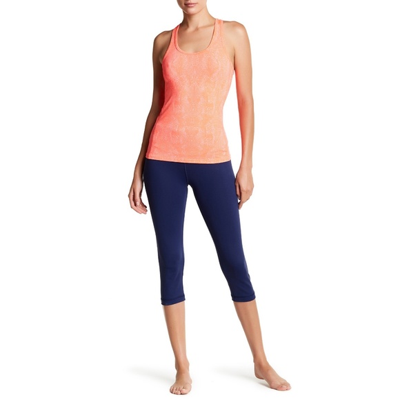 NWT Zobha Addison Capri Leggings Blue Size Small MSRP $82 NEW - Picture 1 of 6